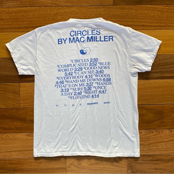 Mac Miller “Circles” Album T-Shirt - Picture 3 of 6